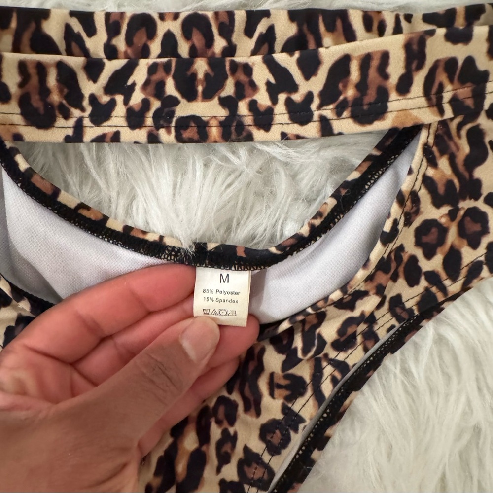 Matte Collection Leopard Print Bikini Set - Picture 4 of 5